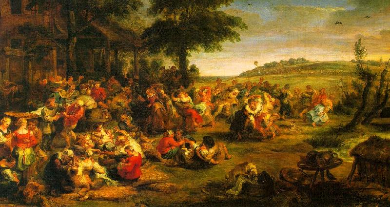 Peter Paul Rubens The Village Wedding Germany oil painting art